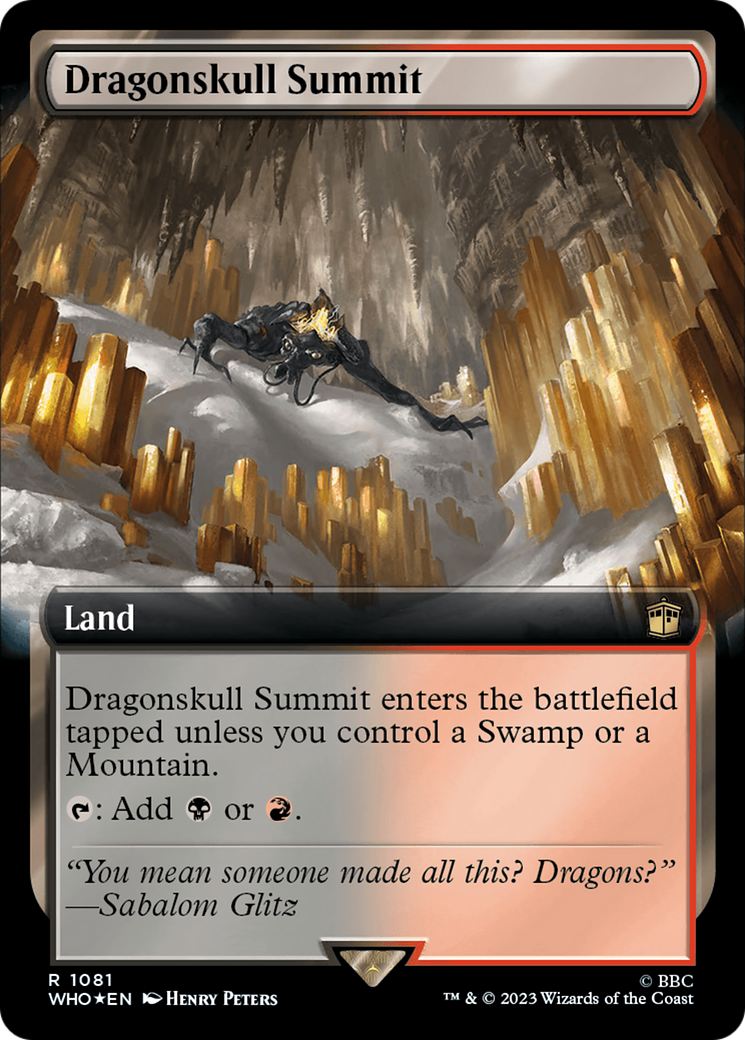 Dragonskull Summit (Extended Art) (Surge Foil) [Doctor Who] | The CG Realm