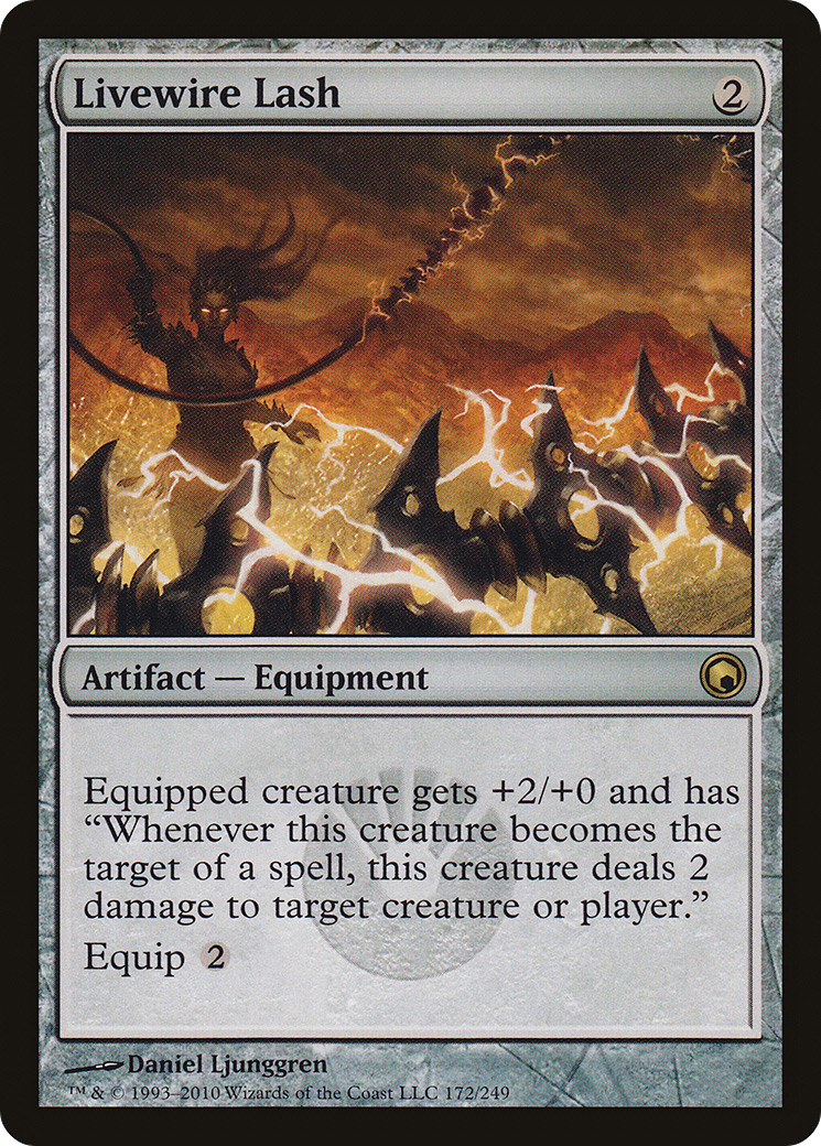 Livewire Lash (SOM-172) - Scars of Mirrodin