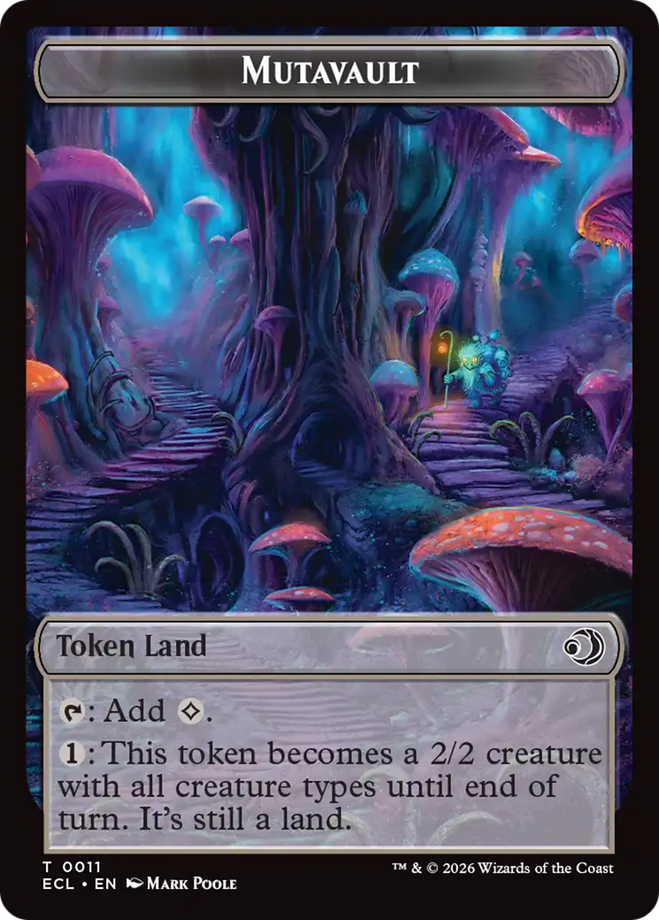 Elk // Mutavault Double-Sided Token (ECL-2 // 11) - Lorwyn Eclipsed