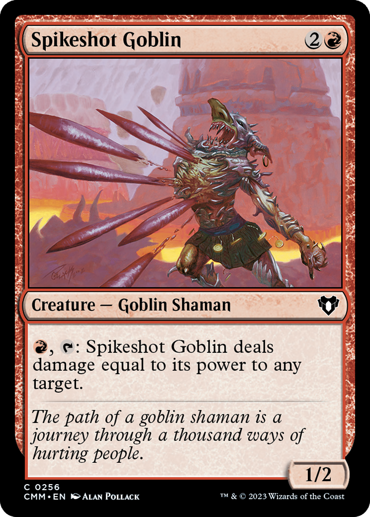 Spikeshot Goblin [Commander Masters] | The CG Realm