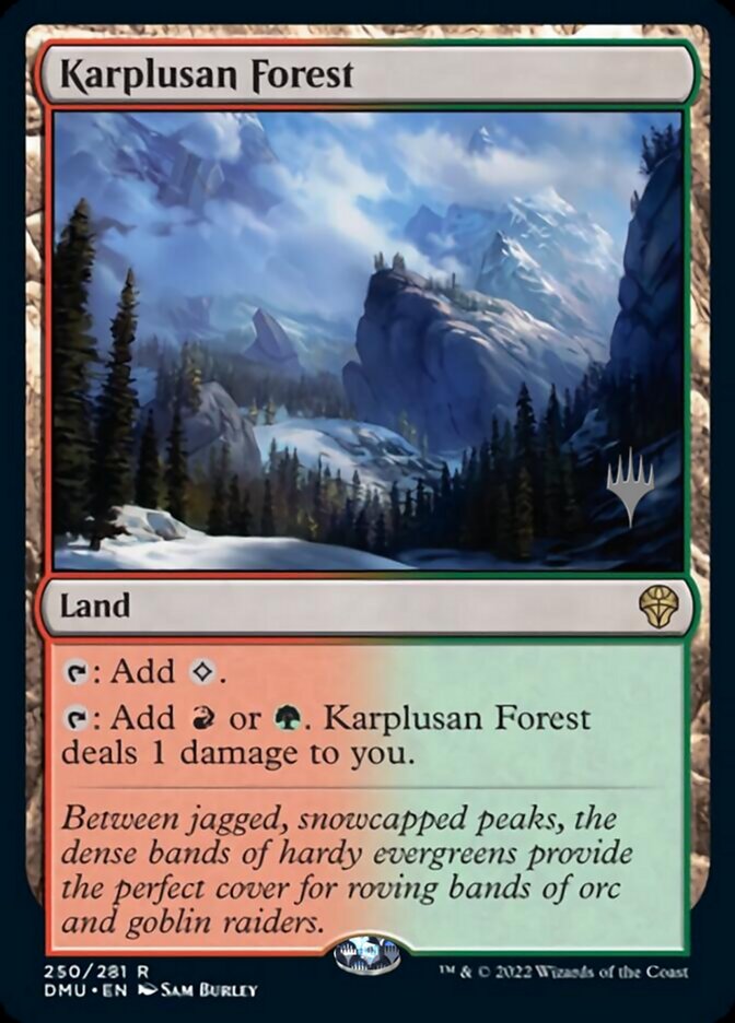 Karplusan Forest (Promo Pack) [Dominaria United Promos] | The CG Realm