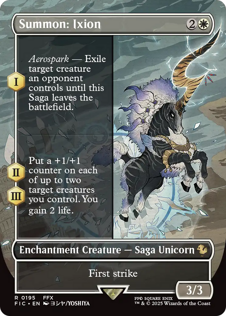 Summon: Ixion (Borderless) [FINAL FANTASY Commander] | The CG Realm