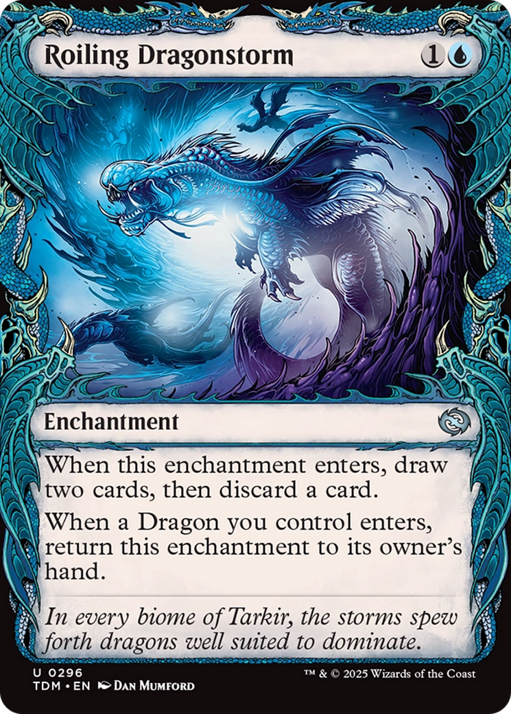 Roiling Dragonstorm (Showcase) [Tarkir: Dragonstorm] | The CG Realm