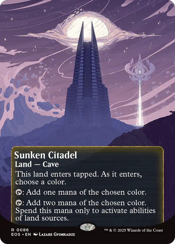 Sunken Citadel (0086) (Borderless) [Edge of Eternities: Stellar Sights] | The CG Realm