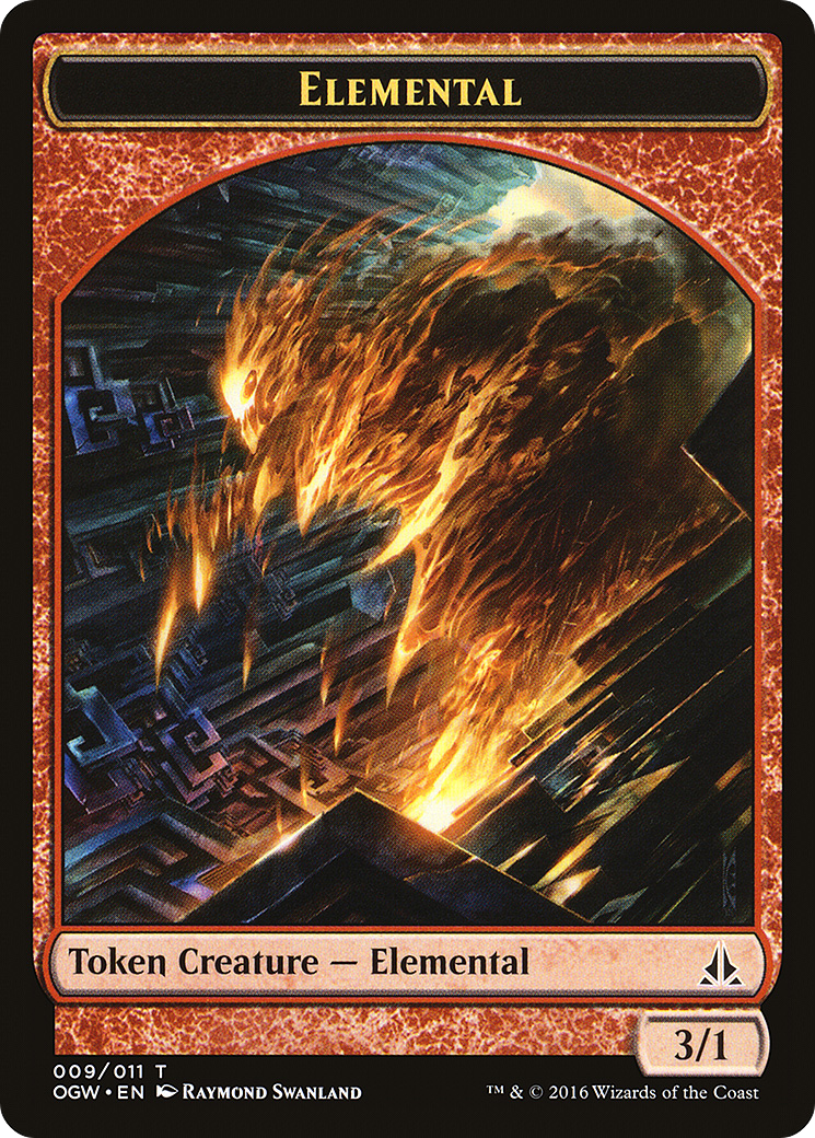 Elemental Token (Red) (OGW-009) - Oath of the Gatewatch Tokens