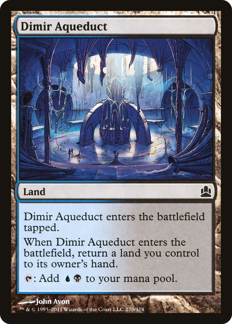 Dimir Aqueduct (CMD-270) - Commander 2011