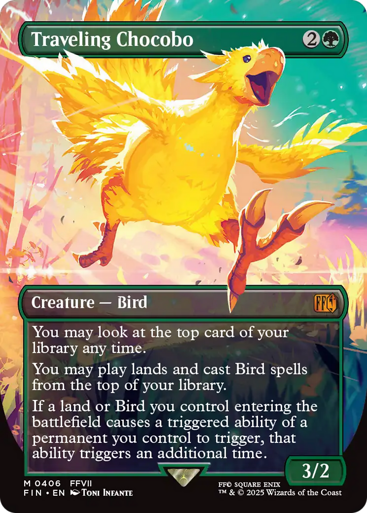 Traveling Chocobo (Borderless) [FINAL FANTASY] | The CG Realm