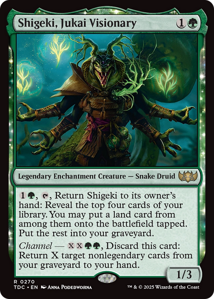 Shigeki, Jukai Visionary [Tarkir: Dragonstorm Commander] | The CG Realm