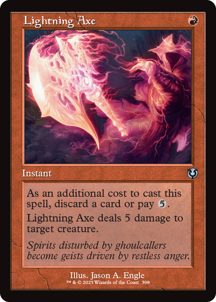 Lightning Axe (Retro Frame) [Innistrad Remastered] | The CG Realm
