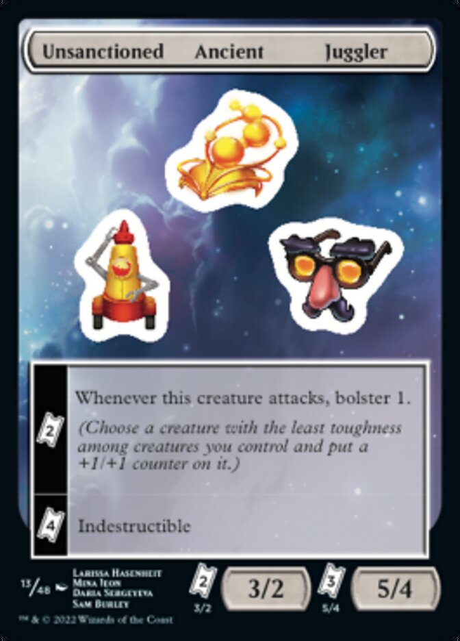 Unsanctioned Ancient Juggler [Unfinity Stickers] | The CG Realm