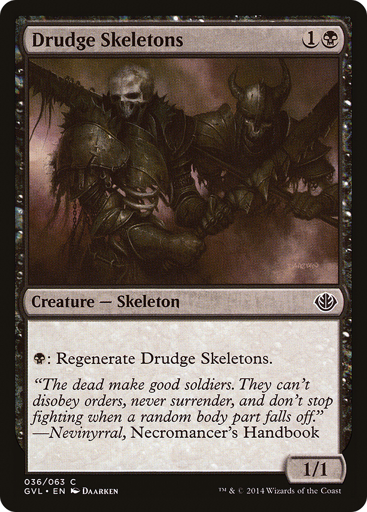 Drudge Skeletons (DD3-036) - Duel Decks Anthology: Garruk vs. Liliana