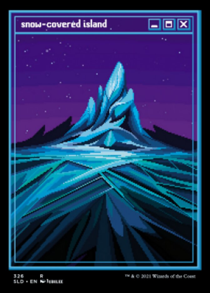 Snow-Covered Island (Foil Etched) [Secret Lair Drop Series] | The CG Realm