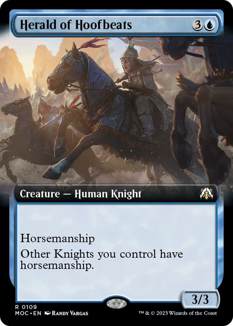 Herald of Hoofbeats (Extended Art) [March of the Machine Commander] | The CG Realm