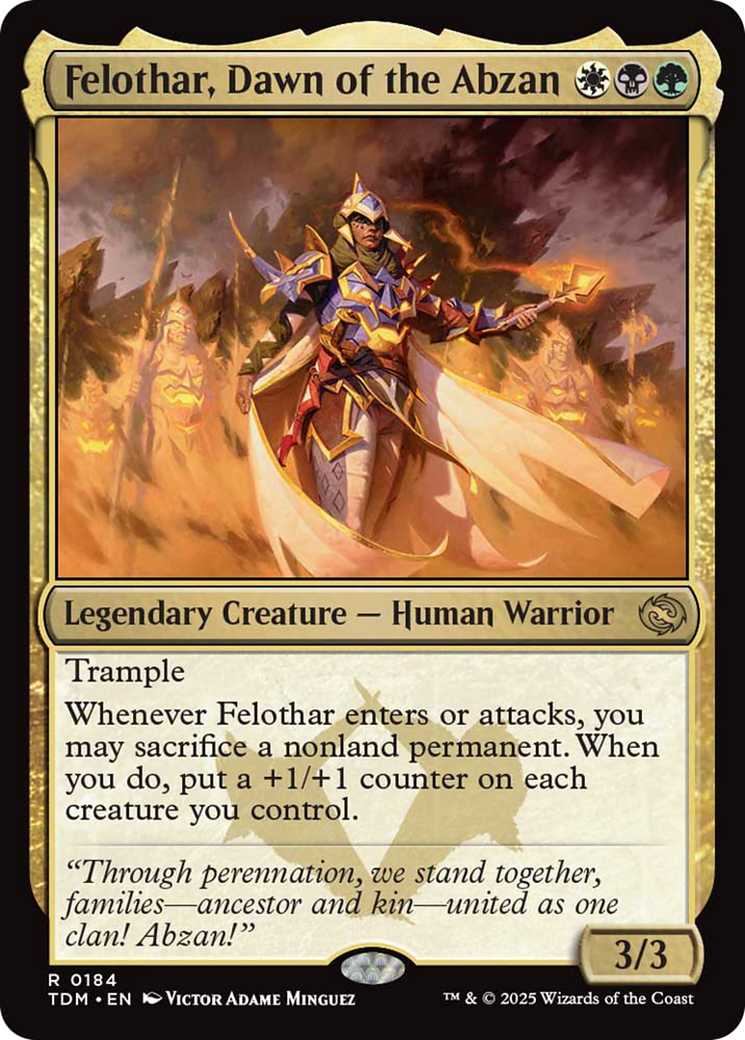 Felothar, Dawn of the Abzan [Tarkir: Dragonstorm] | The CG Realm