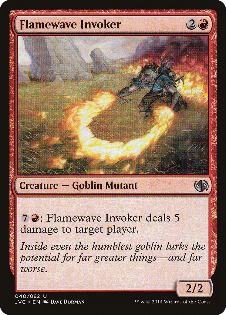 Flamewave Invoker (Jace vs. Chandra) (DD3-) - Duel Decks Anthology: Jace vs. Chandra