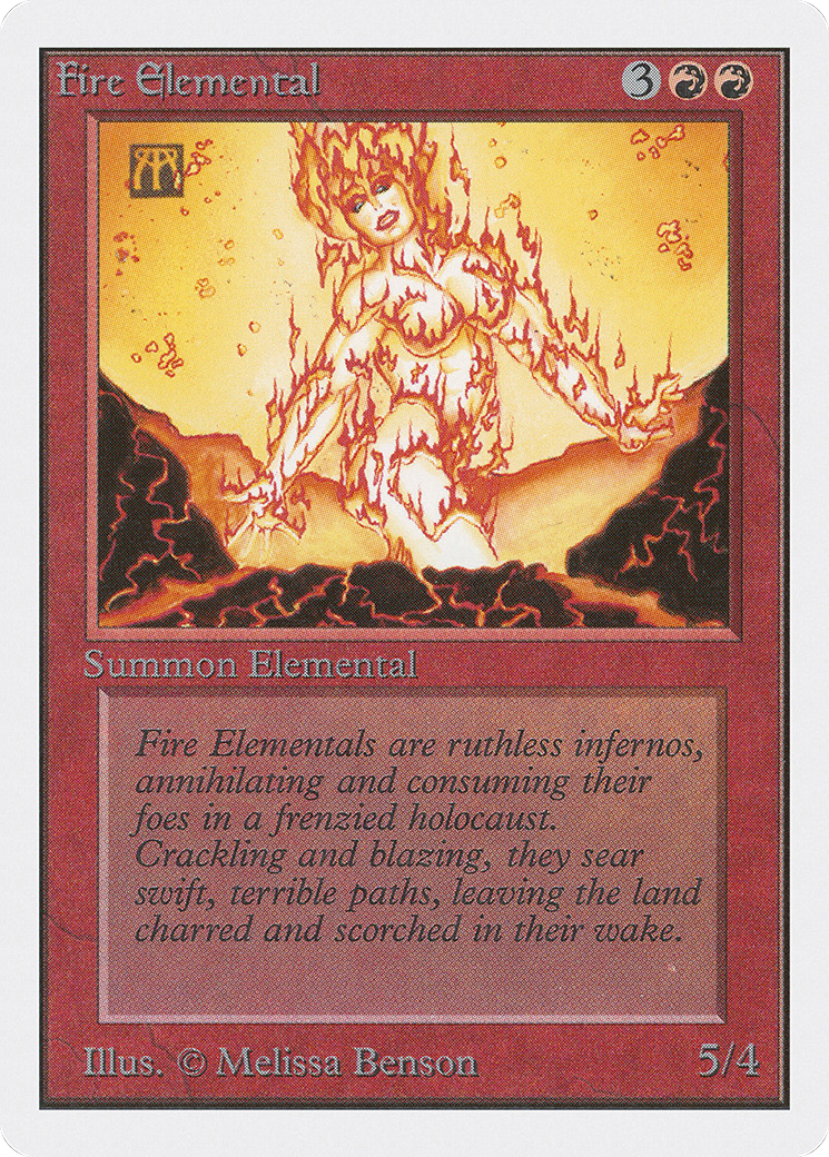 Fire Elemental (2ED-) - Unlimited Edition