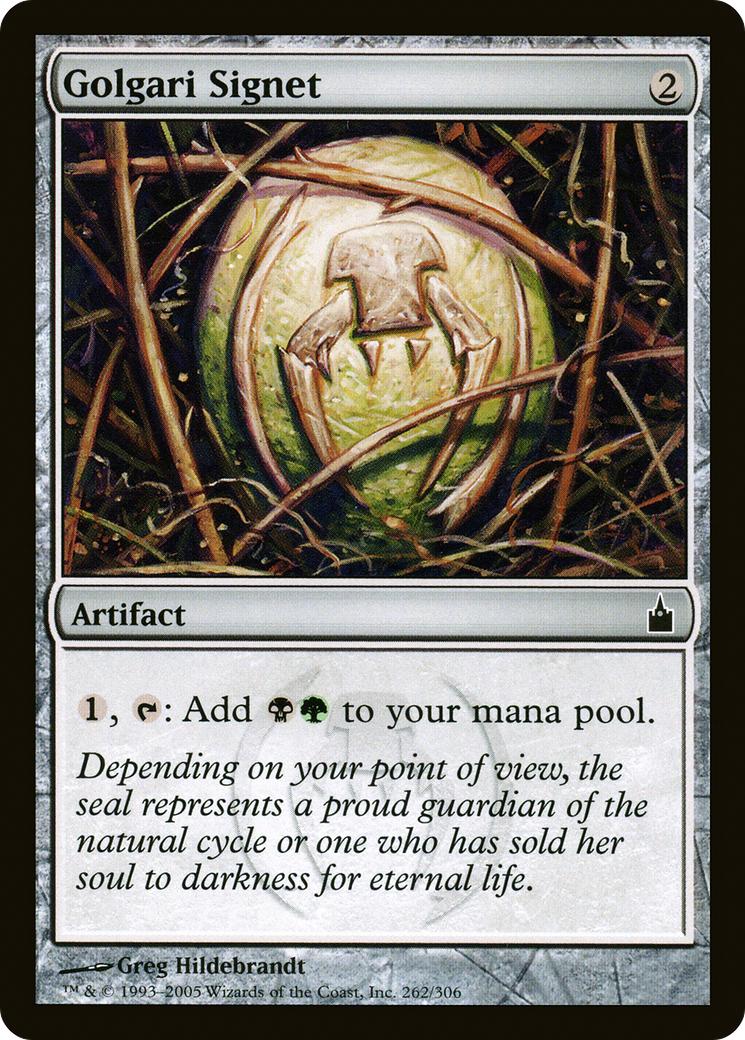 Golgari Signet (RAV-262) - Ravnica: City of Guilds