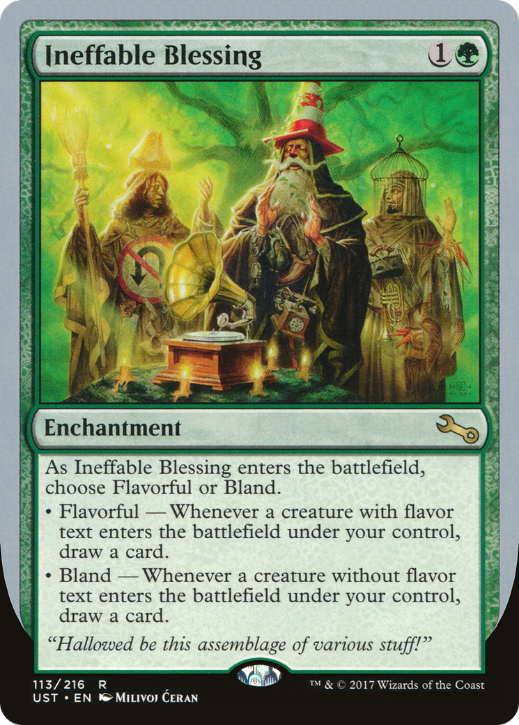 Ineffable Blessing (A) (UST-113) - Unstable