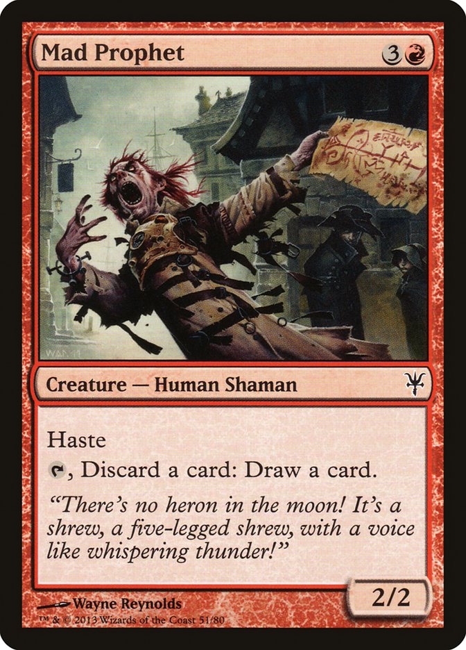 Mad Prophet (DDK-051) - Duel Decks: Sorin vs. Tibalt