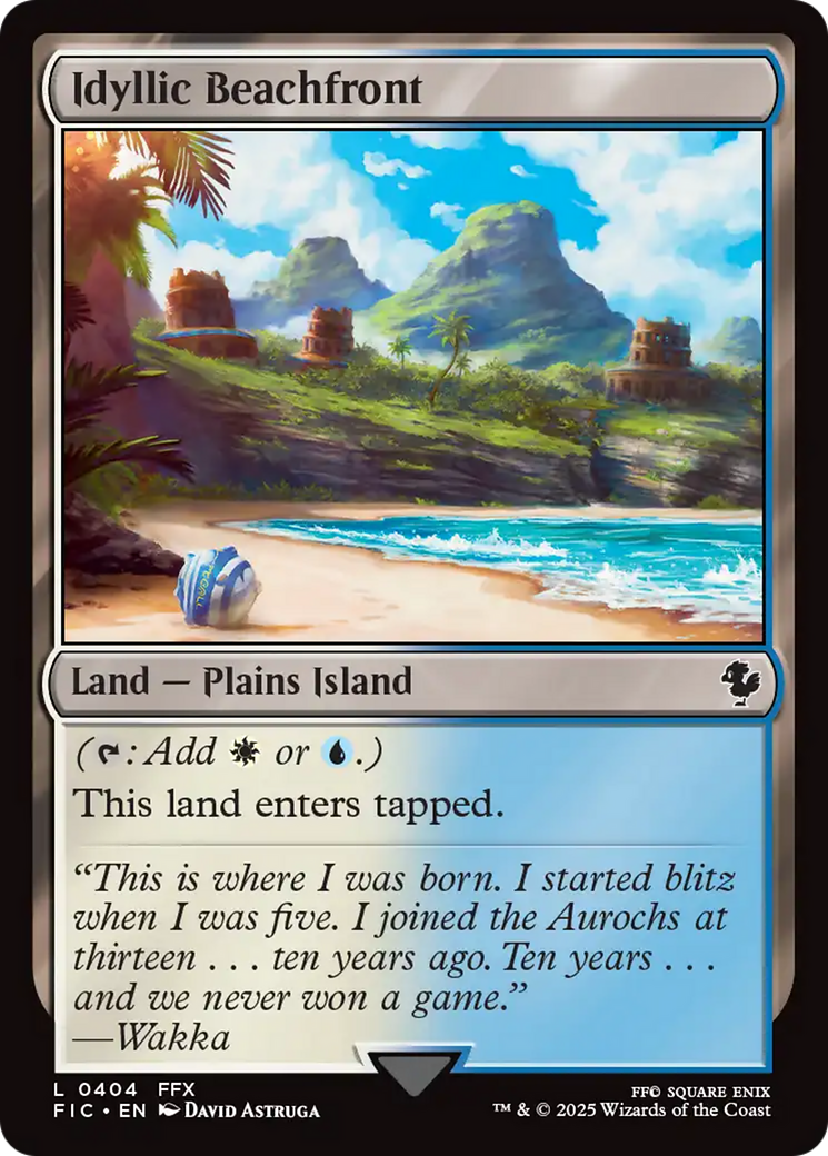 Idyllic Beachfront [FINAL FANTASY Commander] | The CG Realm