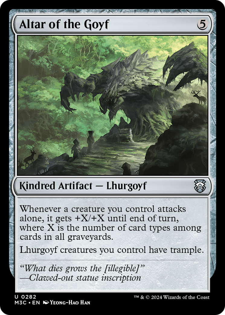 Altar of the Goyf (Ripple Foil) [Modern Horizons 3 Commander] | The CG Realm