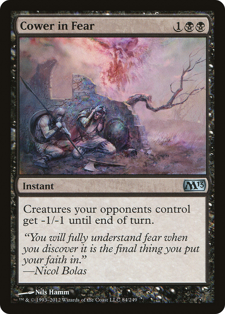 Cower in Fear (M13-084) - Magic 2013