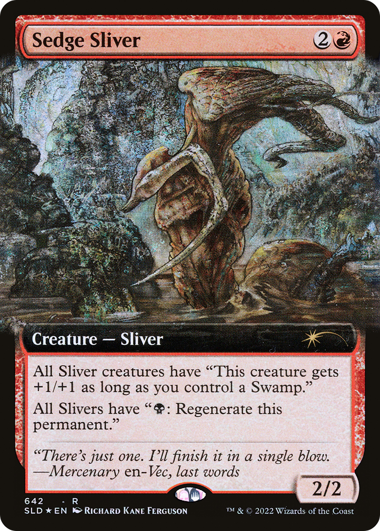 Sedge Sliver (Extended Art) [Secret Lair Drop Promos] | The CG Realm