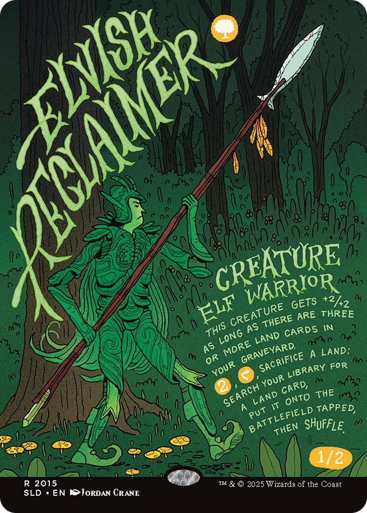 Elvish Reclaimer [Secret Lair Drop Series] | The CG Realm