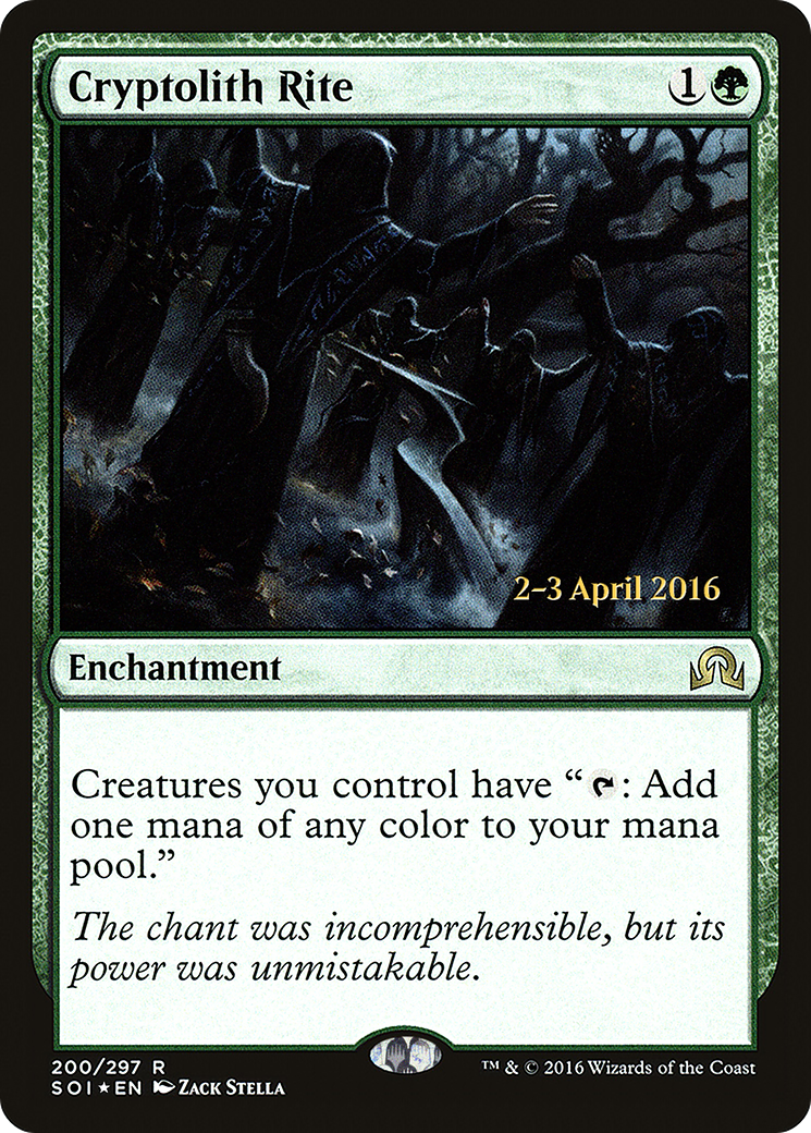 Cryptolith Rite (PRE-200) - Shadows over Innistrad Promos Foil