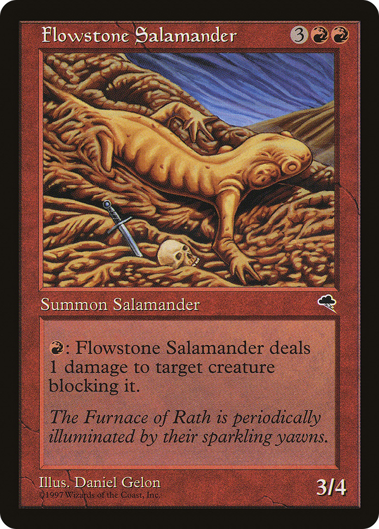 Flowstone Salamander (TMP-175) - Tempest