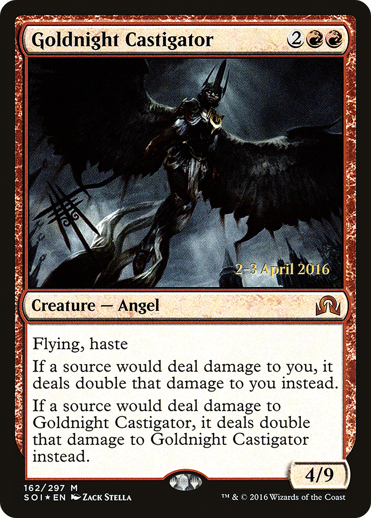 Goldnight Castigator (PRE-162) - Shadows over Innistrad Promos Foil