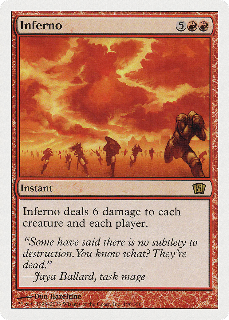 Inferno (8ED-196) - 8th Edition