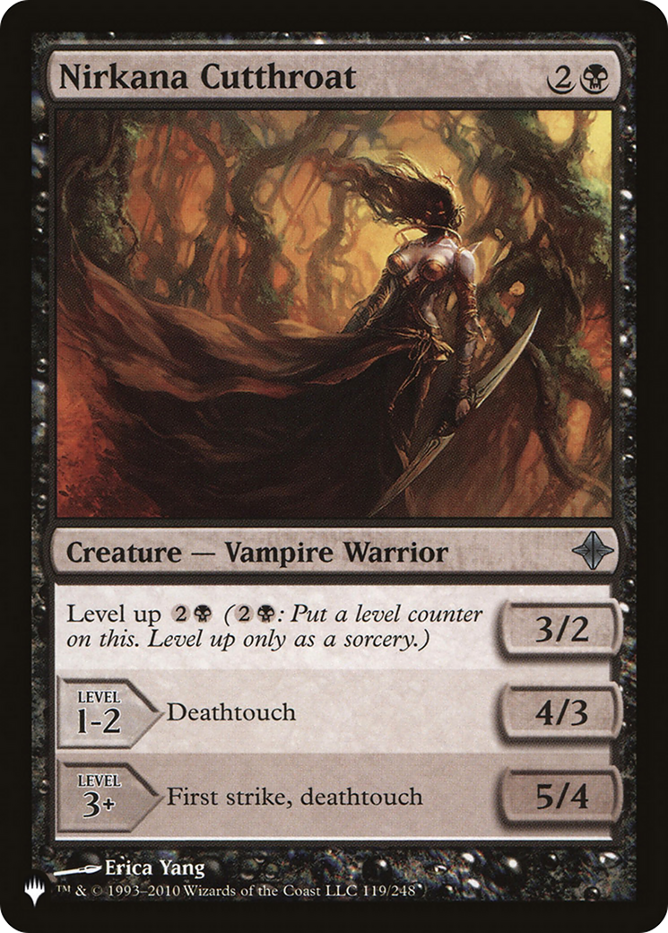 Nirkana Cutthroat [The List] | The CG Realm