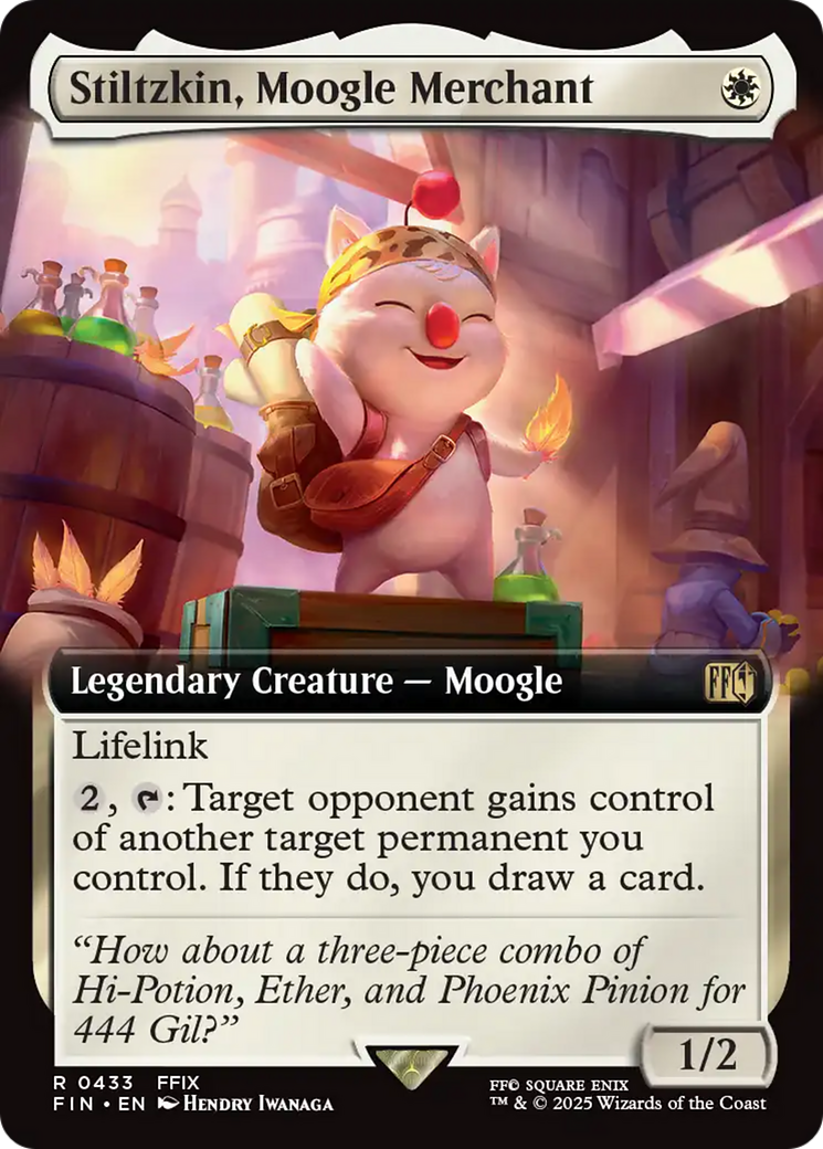 Stiltzkin, Moogle Merchant (Extended Art) [FINAL FANTASY] | The CG Realm
