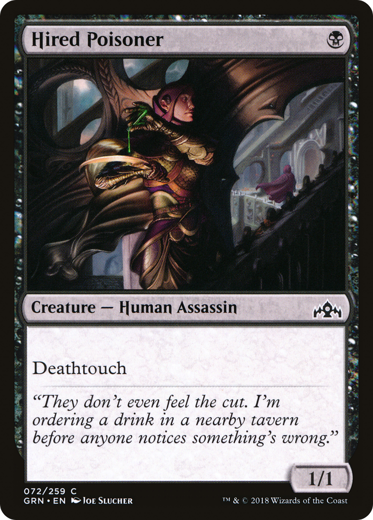 Hired Poisoner (GRN-072) - Guilds of Ravnica