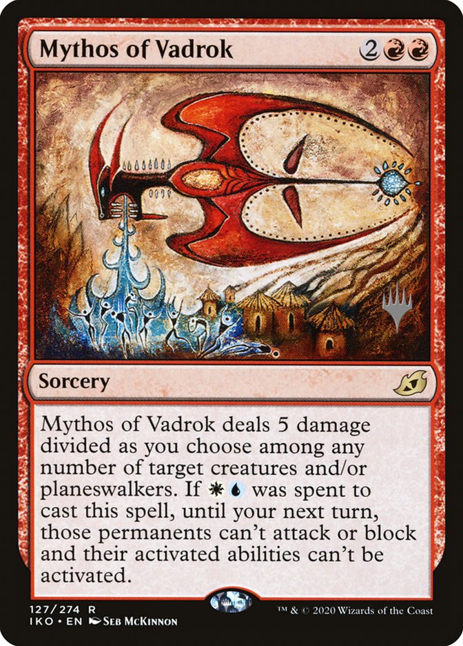 Mythos of Vadrok (Promo Pack) [Ikoria: Lair of Behemoths Promos] | The CG Realm
