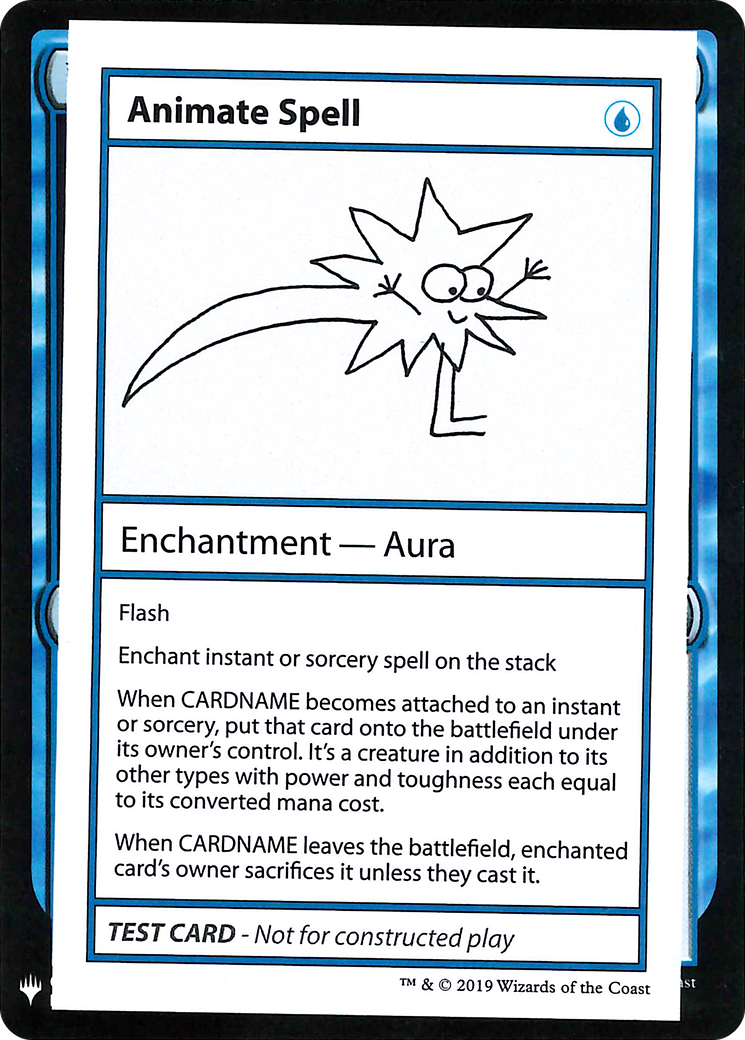 Animate Spell (CMB1-) - Mystery Booster Playtest Cards 2019