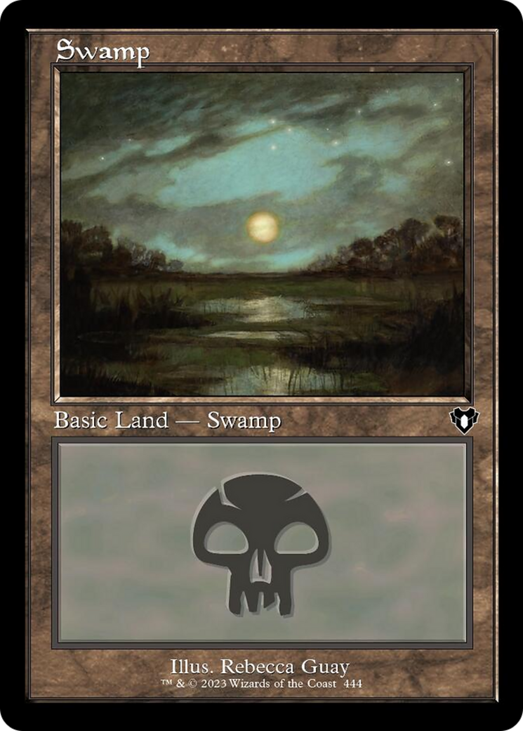 Swamp (444) (Retro) [Commander Masters] | The CG Realm