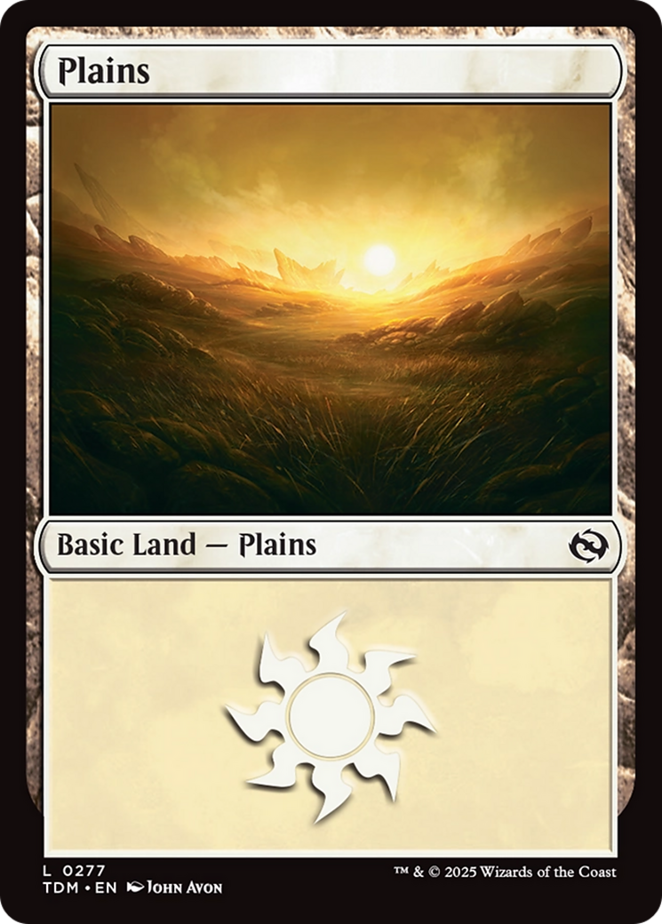 Plains (0277) [Tarkir: Dragonstorm] | The CG Realm