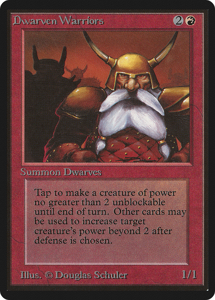 Dwarven Warriors (LEB-) - Limited Edition Beta