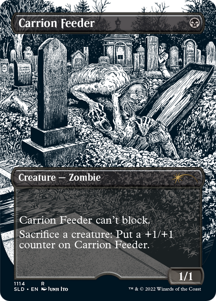 Carrion Feeder (Borderless) (SLD-1114) - Secret Lair Drop Etched Foil