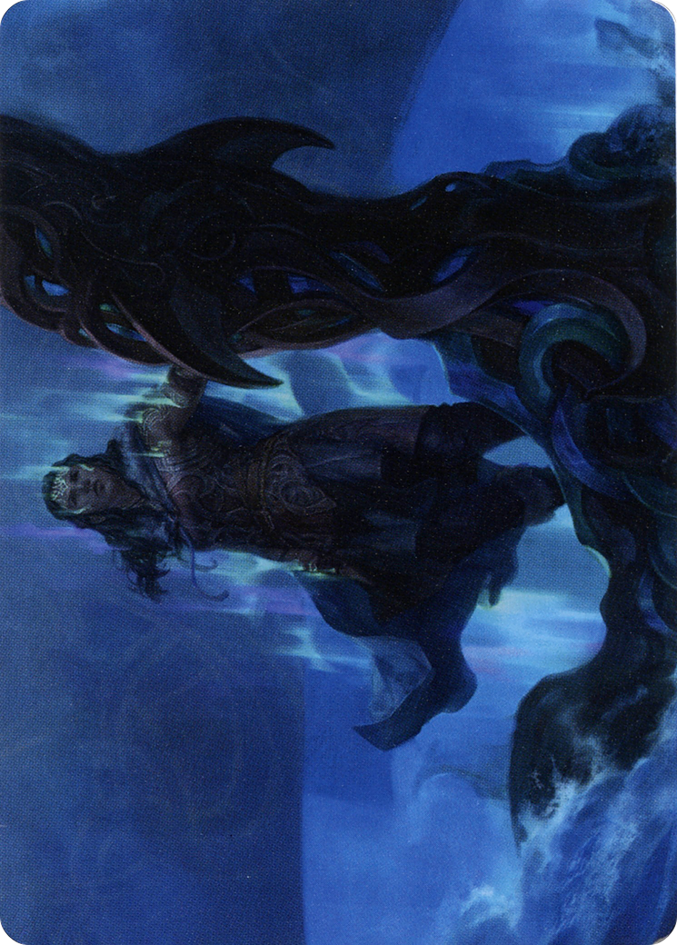 Cosima, God of the Voyage Art Card (ASKHM-012) - Art Series: Kaldheim (Borderless) Foil