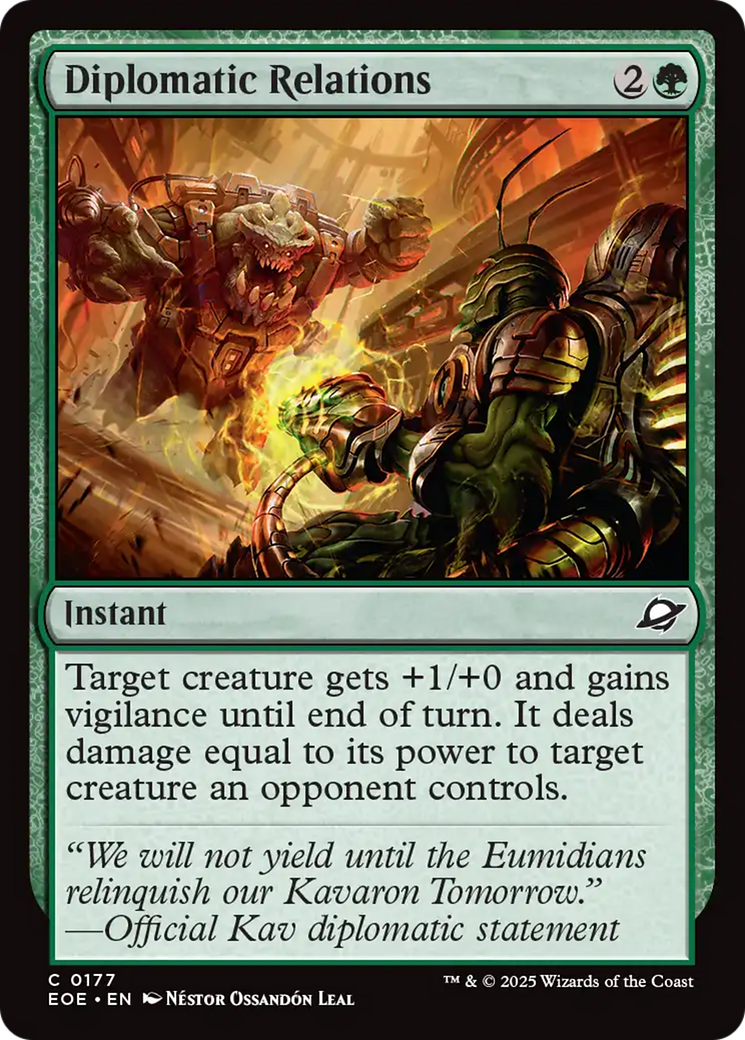 Diplomatic Relations [Edge of Eternities] | The CG Realm