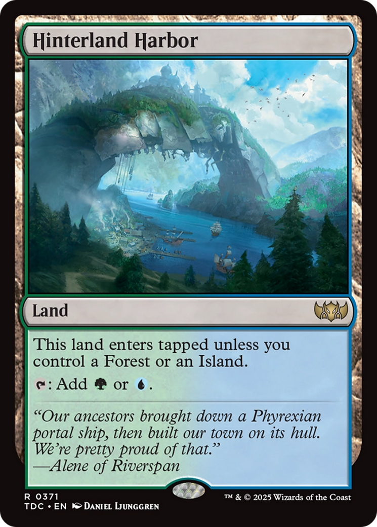 Hinterland Harbor [Tarkir: Dragonstorm Commander] | The CG Realm