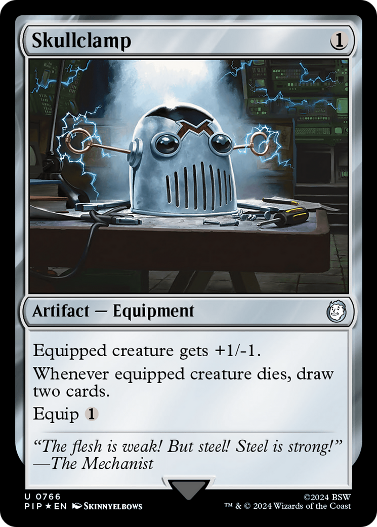 Skullclamp (Surge Foil) [Fallout] | The CG Realm