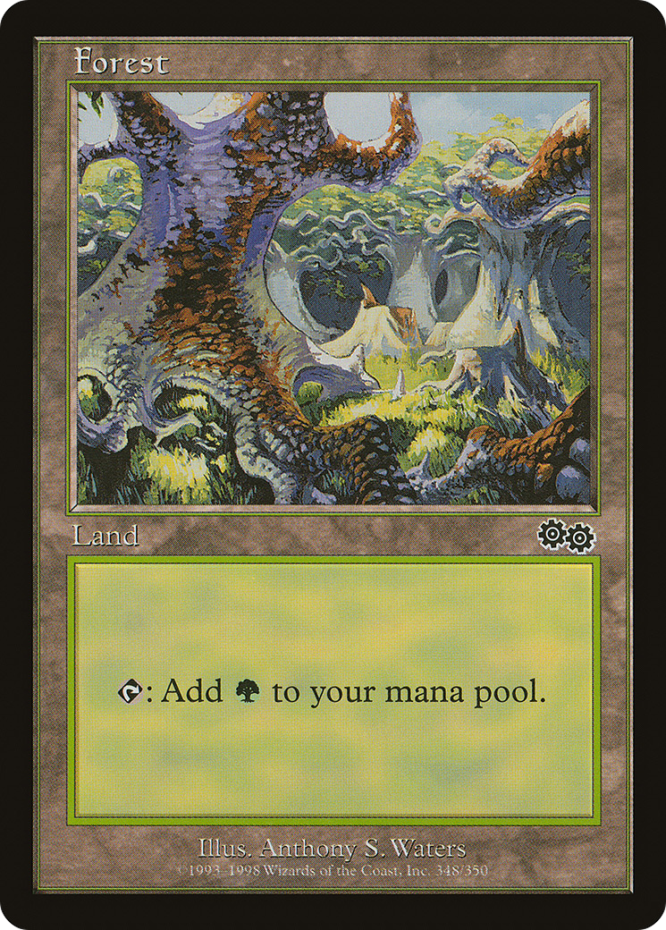 Forest (348) (USG-348) - Urza's Saga