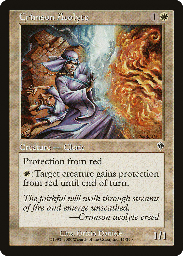 Crimson Acolyte (INV-011) - Invasion