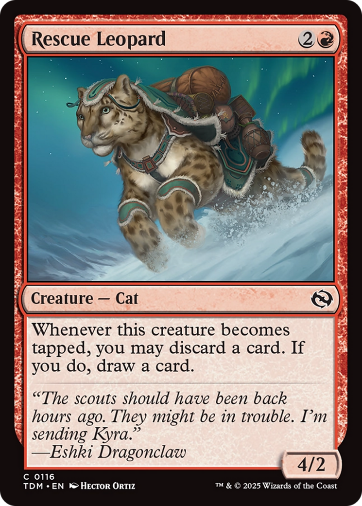 Rescue Leopard [Tarkir: Dragonstorm] | The CG Realm