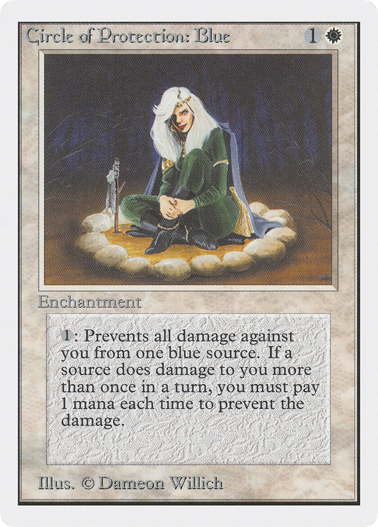Circle of Protection: Blue (2ED-) - Unlimited Edition