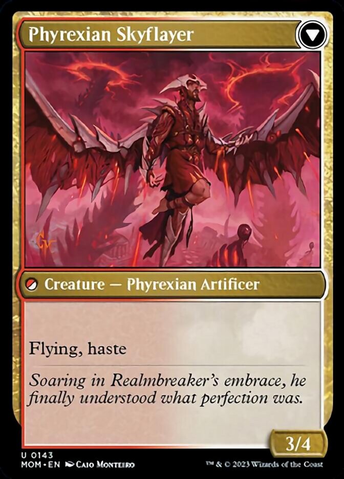 Harried Artisan // Phyrexian Skyflayer [March of the Machine] | The CG Realm